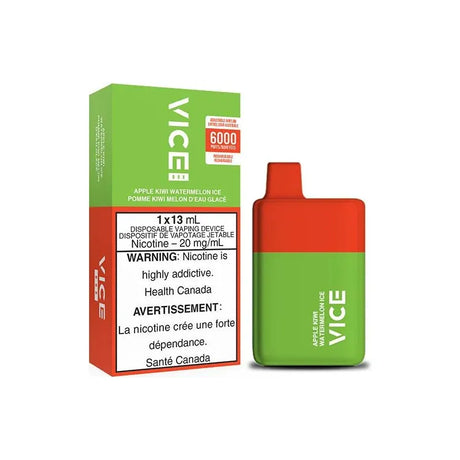 VICE BOX 6000 Disposable - Apple Kiwi Watermelon Ice - Vapeshop Mania