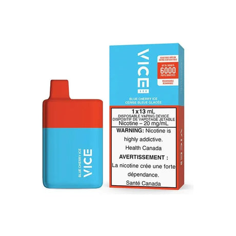 VICE BOX 6000 Disposable - Blue Cherry Ice - Vapeshop Mania