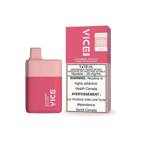 VICE BOX 6000 Disposable - Strawberry Peach Ice - Vapeshop Mania