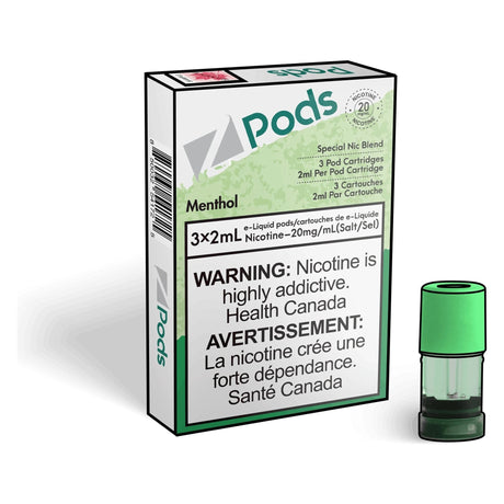 Z pods - Menthol - Vapeshop Mania