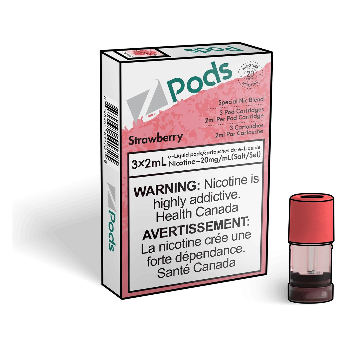 Z pods - Strawberry - Vapeshop Mania