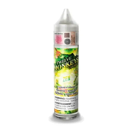 Zen by Twelve Monkeys - Vape Juice Freebase - Vapeshop Mania